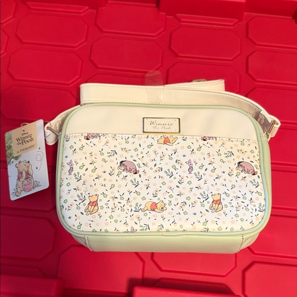 Primark Handbags - Cream & Light Green Pooh Crossbody Bag